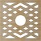 Ekena Millwork Chevron Wood Fretwork Pierced Ceiling Medallion, Hickory, 40"OD x 10 3/8"ID x 3/8"T CMWP40X40X0375CHHI - alternate 3